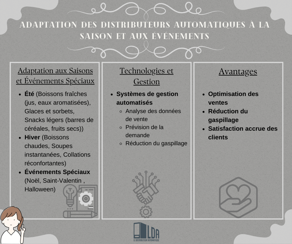 Adaptation des Distributeurs Automatiques à la Saison et aux Événements