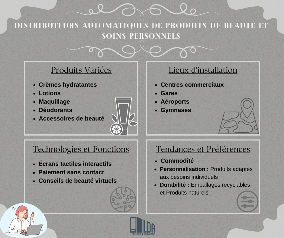 Distributeurs Automatiques de Produits de Beauté et Soins Personnels
