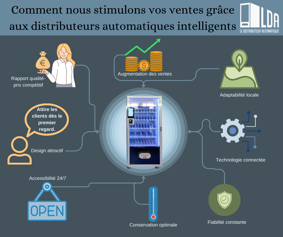 Comment nous stimulons vos ventes grâce aux distributeurs automatiques intelligents