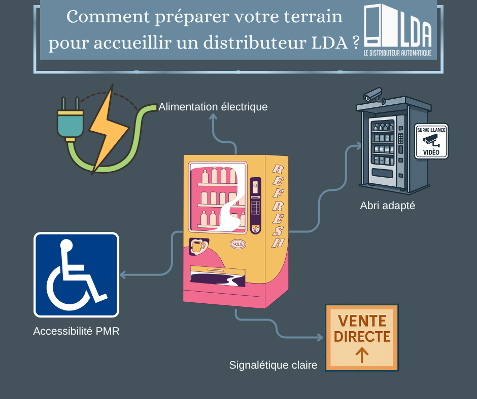 Comment préparer votre terrain pour accueillir un distributeur LDA